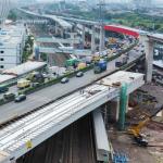 WIKAIKON Rampungkan Erection Steel Box Girder HBR II di Tanjung Priok